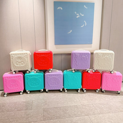 Sanrio Hello Kitty & Kuromi 20-Inch Children's Cartoon Trolley Suitcase – Cute Check-In Luggage