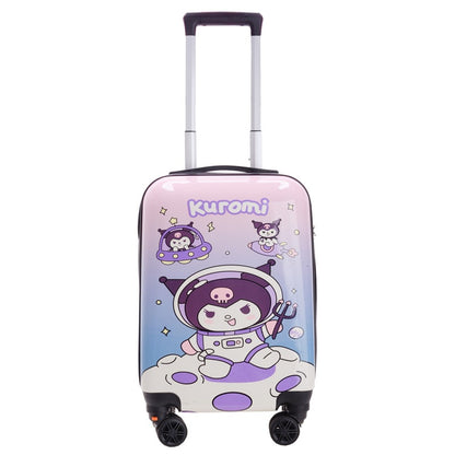 Sanrio Kids Trolley Suitcase 20 Inch – Cute Cartoon Cabin Luggage with Detachable Wheels