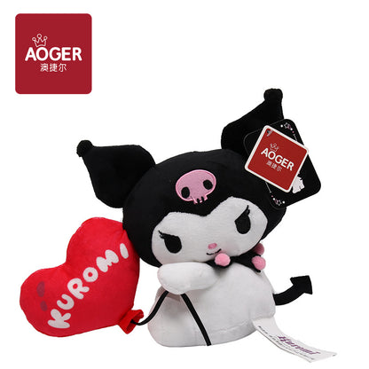 Sanrio genuine black gold Kulomi doll plush toy new black gold kt wedding doll doll wholesale