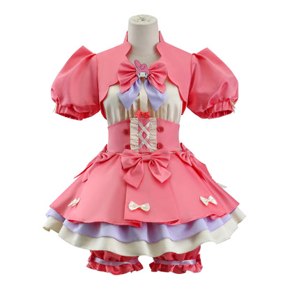 The fifth personality cosplay costume, Sanrio linkage Merlot, cheerleaders, cosplay costume, two-dimensional anime costume