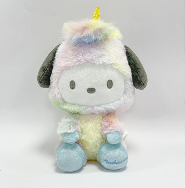 Sanrio genuine black gold Kulomi doll plush toy new black gold kt wedding doll doll wholesale
