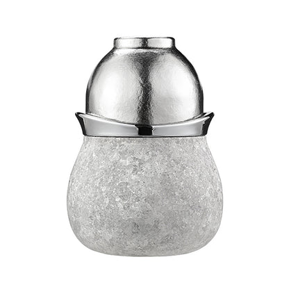 Pure titanium gourd teapot set tea water separation tea making portable tea set outdoor men's and women's high-end light luxury gift box