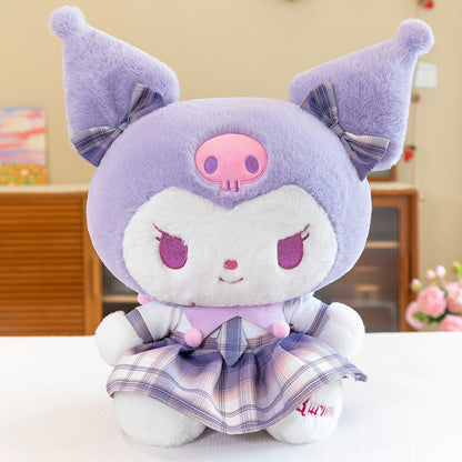 Sanrio Kuromi & My Melody Plush Toy Doll – Cute Birthday Gift for Girls & Kids
