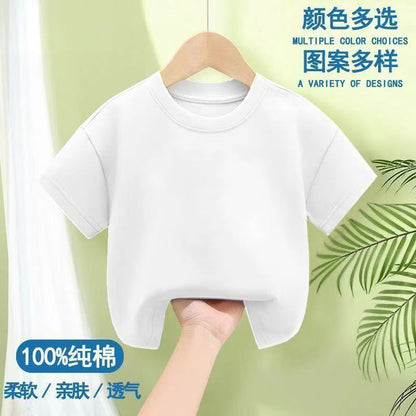 Kuromi x Melody Girls Summer Cotton T‑Shirt Set – Sweet Cartoon Short Sleeve Twin Pack