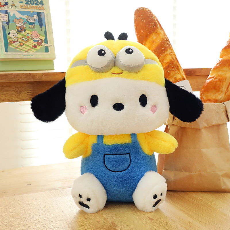 Sanrio Pochacco Plush Toy Doll – Cute Kawaii Stuffed Animal Gift for Kids