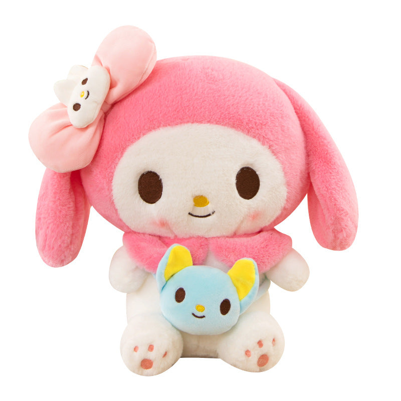 Sanrio Kuromi & My Melody Cinnamoroll Backpack Plush Toy – Cute Doll Gift for Girls