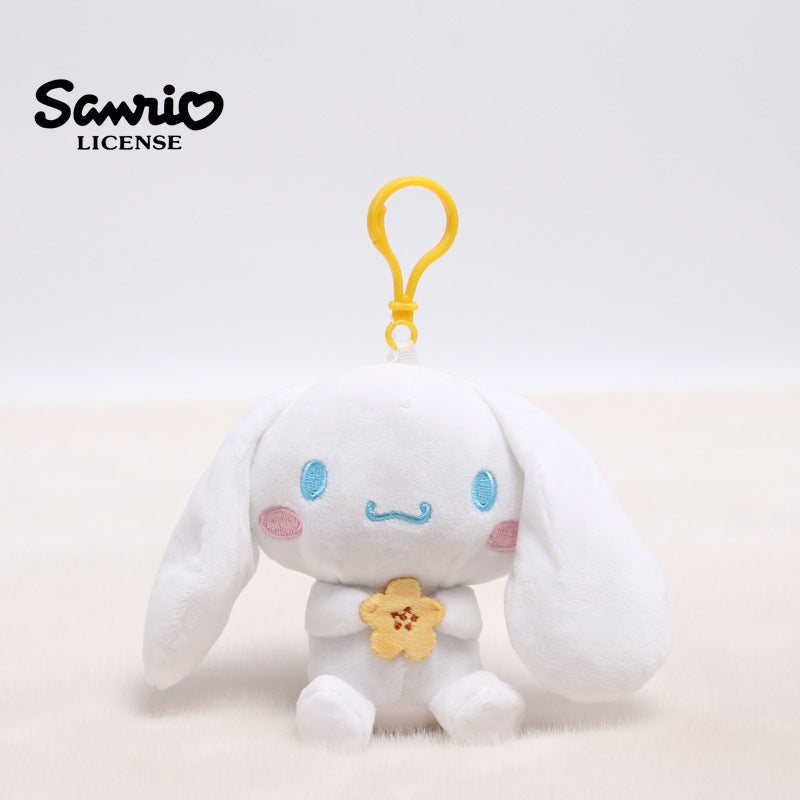 Sanrio Kuromi & My Melody Plush Pendant – Cute Anime Doll Keychain Ornament, KT Character Accessories
