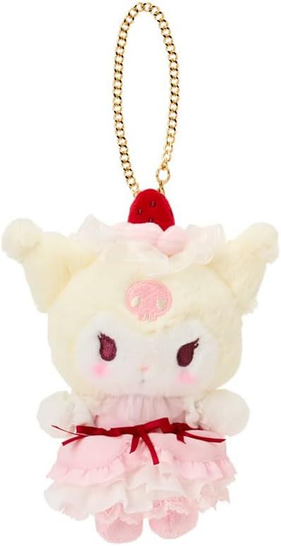 Genuine Japanese Sanrio Hello Kitty Plush Keychain – Strawberry Series Collectible Ornament