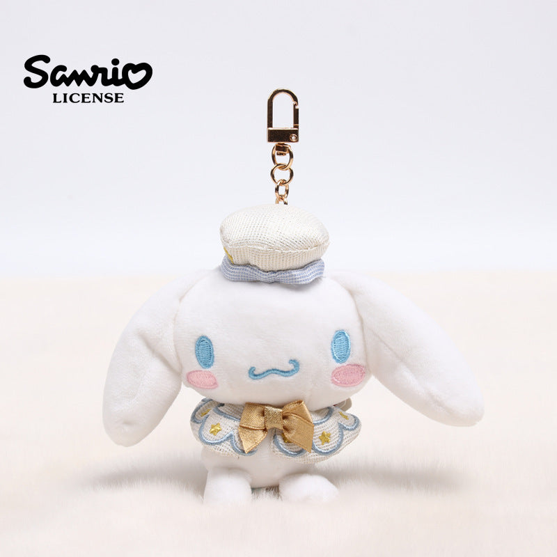 Sanrio Kuromi & My Melody Plush Pendant – Cute Anime Doll Keychain Ornament, KT Character Accessories