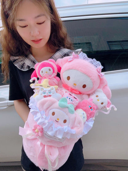 Kirby Plush Doll Bouquet – Cute Character Gift for Birthday, Valentine's Day & Christmas