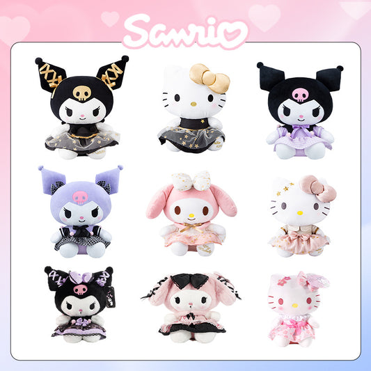 Sanrio Genuine Kuromi & Hello Kitty Plush Toy Doll – Cute Character Gift