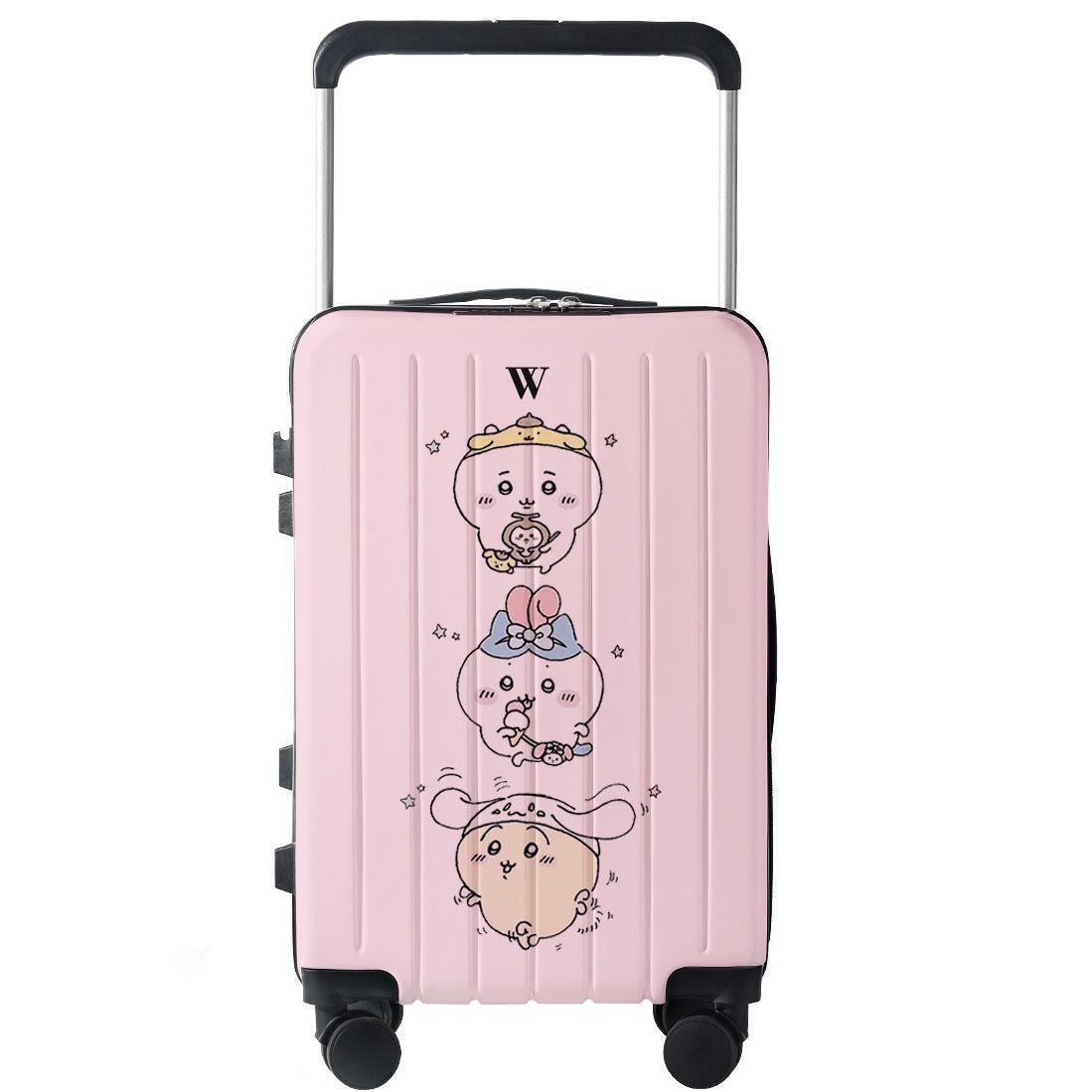 Sanrio Customized Wide-Body Trolley Suitcase – Cartoon Travel Luggage, Silent Universal Wheels, School & Travel