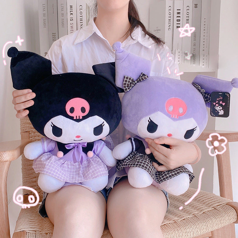 Sanrio Genuine Kuromi & Hello Kitty Plush Toy Doll – Cute Character Gift