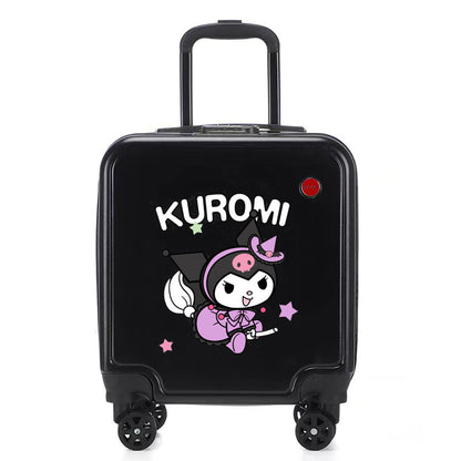 Sanrio Children's Cartoon Trolley Suitcase – Spinner Wheels, Combination Lock, Carry-On Boarding Case for Students