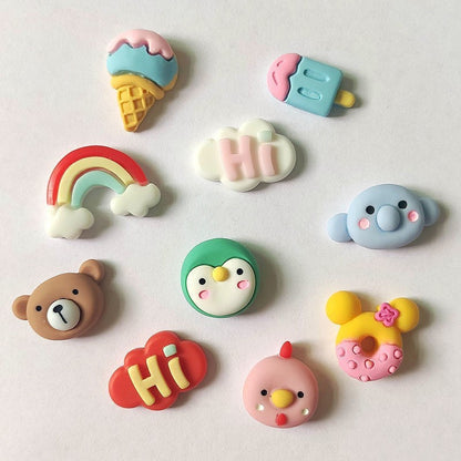3D Cartoon Resin Doll Stickers – Cute DIY Accessories for Water Cups, Girls Stationery Decor