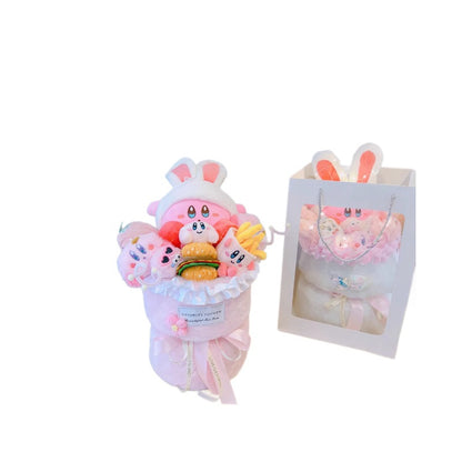 Kirby Plush Doll Bouquet – Cute Character Gift for Birthday, Valentine's Day & Christmas