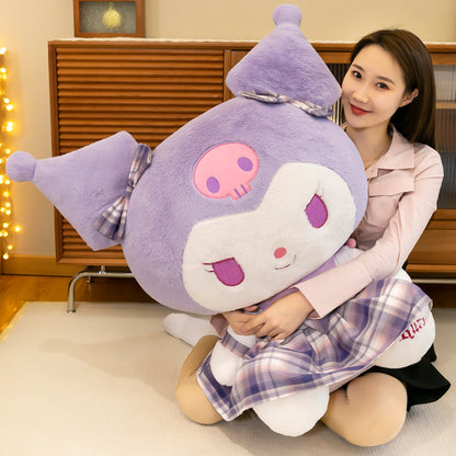 Sanrio Kuromi & My Melody Plush Toy Doll – Cute Birthday Gift for Girls & Kids