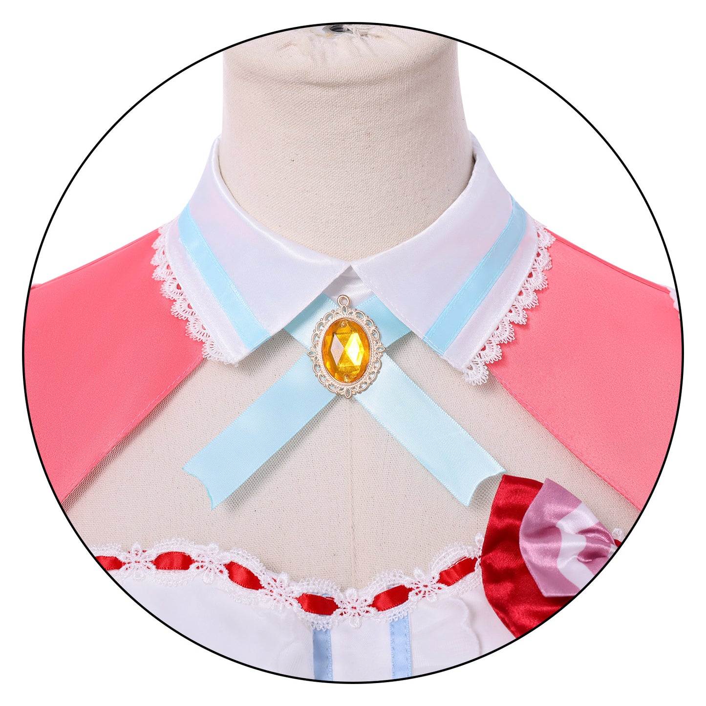 Naraka: Bladepoint x Sanrio Hello Kitty Hu Tao Cosplay Costume - Complete Set with Wig, Outfit & Accessories |  Game Character Costume