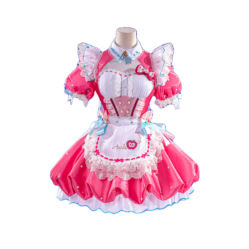 Naraka: Bladepoint x Sanrio Hello Kitty Hu Tao Cosplay Costume - Complete Set with Wig, Outfit & Accessories |  Game Character Costume