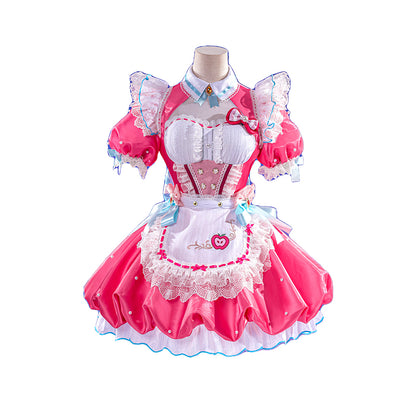 Naraka: Bladepoint x Sanrio Hello Kitty Hu Tao Cosplay Costume - Complete Set with Wig, Outfit & Accessories |  Game Character Costume