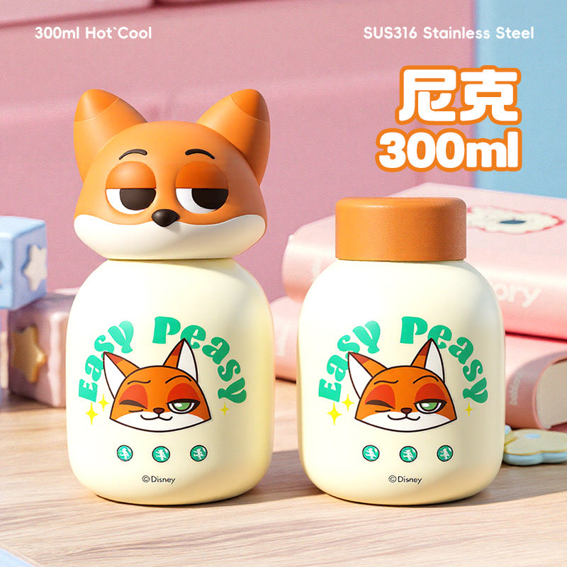 Zootopia Kids Thermos Cup 316 Stainless Steel – Cartoon Doll Portable Student Cup