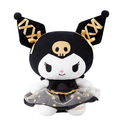 Sanrio genuine black gold Kulomi doll plush toy new black gold kt wedding doll doll wholesale