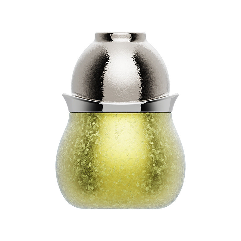 Pure titanium gourd teapot set tea water separation tea making portable tea set outdoor men's and women's high-end light luxury gift box