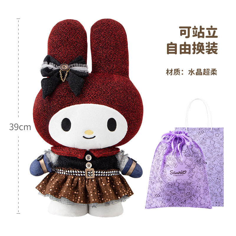 Genuine Sanrio Steampunk Plush Doll – Kuromi, Cinnamoroll & My Melody Collectible Stuffed Toy