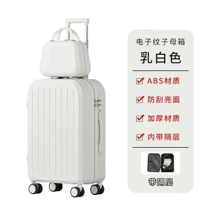 Sanrio Kuromi & Cinnamoroll Girls Trolley Suitcase – Large Capacity Carry-On Luggage for Kids