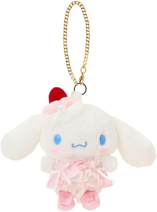 Genuine Japanese Sanrio Hello Kitty Plush Keychain – Strawberry Series Collectible Ornament