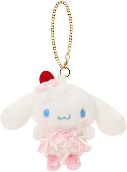 Genuine Japanese Sanrio Hello Kitty Plush Keychain – Strawberry Series Collectible Ornament