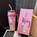 New Big Mac Cup, Sanrio Thermos Cup, Large Capacity With Handle, Keep Warm And Cool, Car Cup, Car Cup