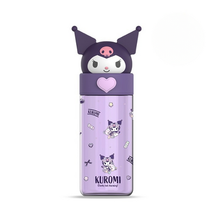Botella de agua térmica Sanrio de 560ml/500ml – Vaso térmico de acero inoxidable con pajita de Kuromi, Hello Kitty, My Melody para niños y mujeres