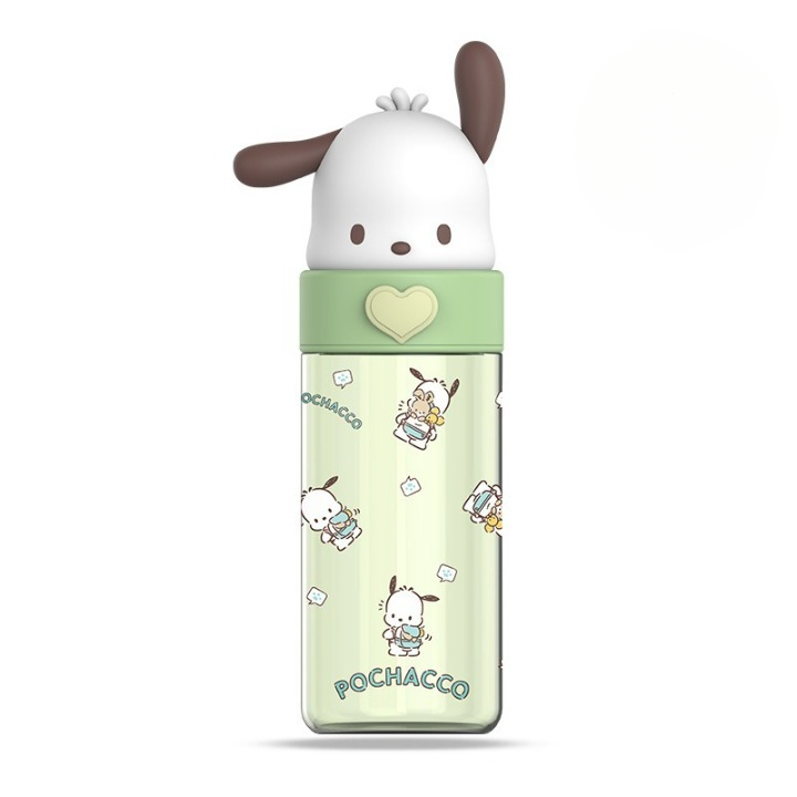 Botella de agua térmica Sanrio de 560ml/500ml – Vaso térmico de acero inoxidable con pajita de Kuromi, Hello Kitty, My Melody para niños y mujeres