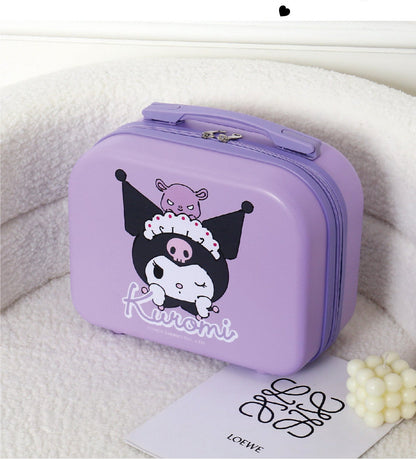 Sanrio Hello Kitty Estuche portátil de almacenamiento, bonita caja organizadora de viaje de dibujos animados para niñas estudiantes