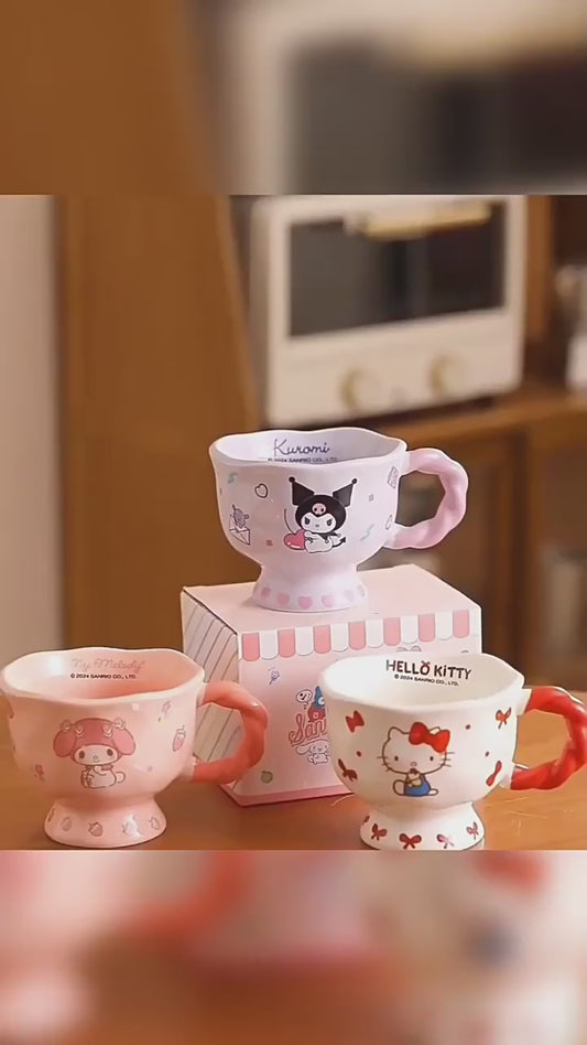 Kawaii Sanrio-Inspired Double-Layer Ceramic Mug